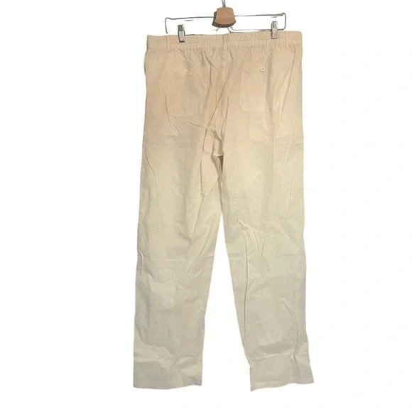 cream linen pant 2XL hatandbeyond - Picture 6 of 8